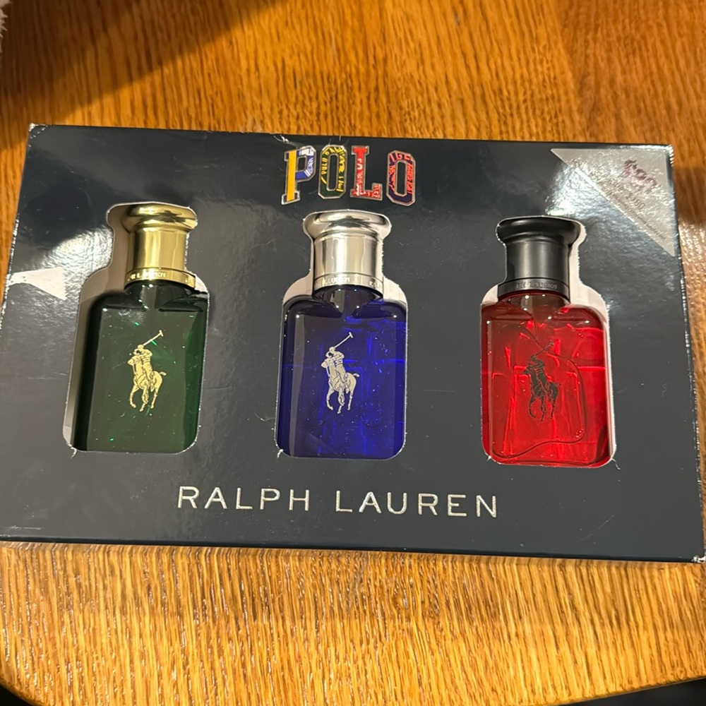 Ralph Lauren polo boxed cologne set